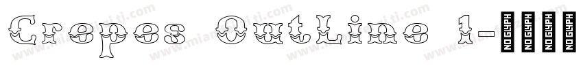 Crepes OutLine 1字体转换